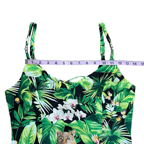 White House Black Market - Jungle Print Maxi Dress - Size 6 - Picture 13 of 14